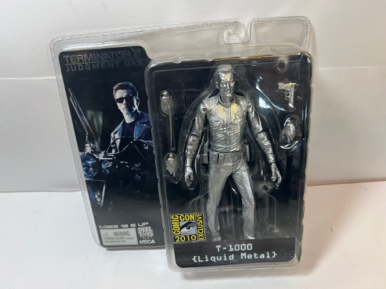 T-1000 "LIQUID METAL" TERMINATOR 2 JUDGEMENT DAY FIGURE - REEL TOYS, NECA