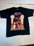 KISS T SHIRT - M - KISS ALIVE IN MELBOURNE