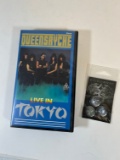 LOT - QUEENSRYCHE LIVE IN TOKYO VHS, PLUS PINS