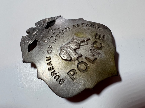 BUREAU OF INDIAN AFFAIRS POLICE BADGE