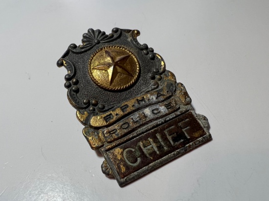 F.P.M.A. POLICE CHIEF BADGE