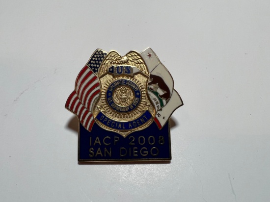 IACP 2008 SAN DIEGO PIN - US DIPLOMATIC POLICE SPECIAL AGENT