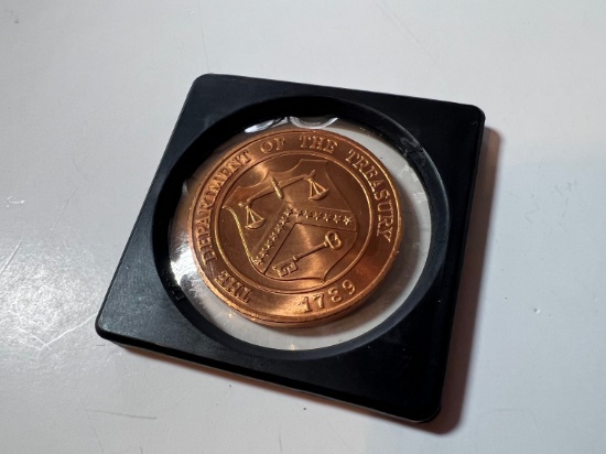 DEPARTMENT OF THE TREAURY 1789 COIN - US BULLION - FORT KNOX KENTUCKY