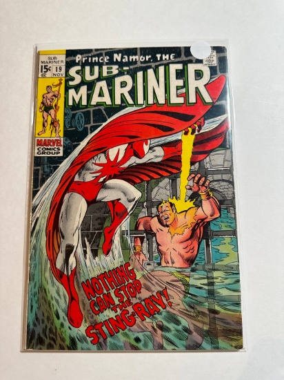 PRINCE NAMOR THE SUB-MARINER #19 :NOTHING CAN STOP THE STINGRAY (1ST APPERANCE O