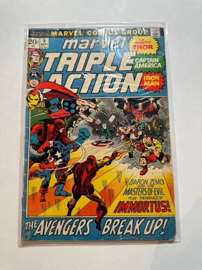 MARVEL TRIPLE ACTION: THE AVENGERS BREAK UP