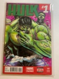 THE HULK #1 ORIGINAL ART FRONT AND BACK SKETCH BY KENNY CALDERON