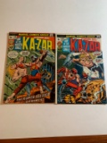 KA-ZAR #19&20 BRITISH PRICE VARIANTS