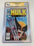 INCREDIBLE HULK #340 - CGC SIGNATURE SEREIS 9.6 (HULK VS WOLVERINE. X-MEN &