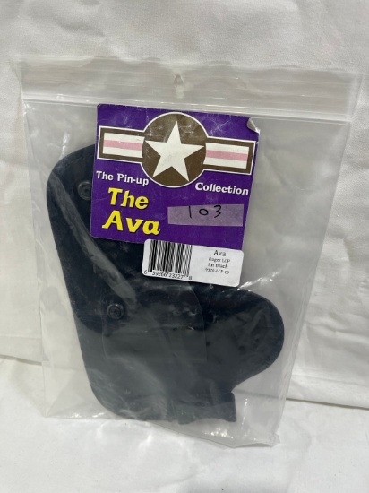 THE AVA HOLSTER - RUGER LCP RH BLACK (THE PIN UP COLLECTION)