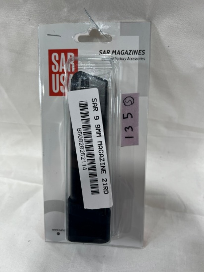 SAR 9MM MAGAZINE - 21 ROUND