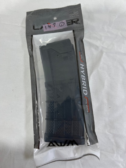 LANCER 30 ROUND MAGAZINE - 223/5.56 - STEEL HYBRID POLYMER (TRANSLUCENT SMO