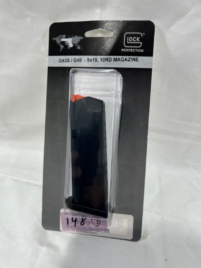 GLOCK 10 ROUND MAGAZINES - 9MM - G43X/G48