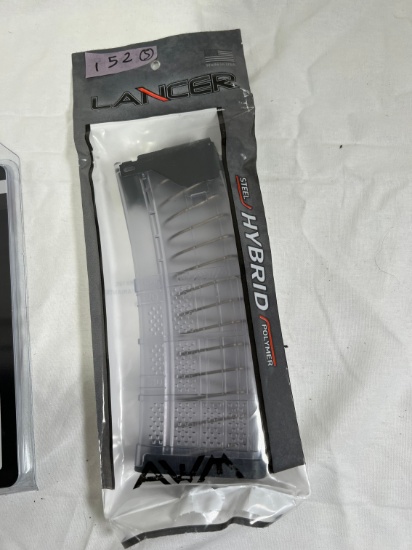 LANCER 30 ROUND MAGAZINE - 223/5.56 - STEEL HYBRID POLYMER (CLEAR)
