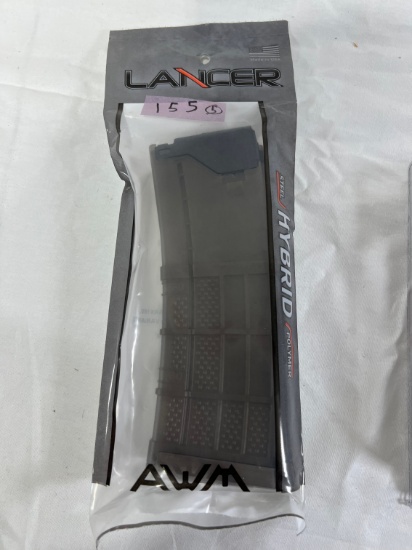 LANCER 30 ROUND MAGAZINES - 223/5.56 - STEEL HYBRID POLYMER (TRANSLUCENT DA