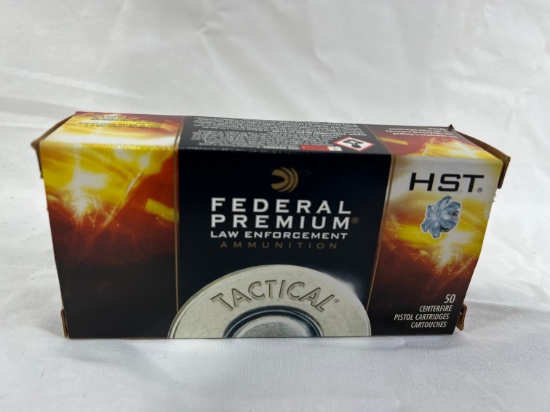 FEDERAL PREMIUM LAW ENFORCEMENT AMMUNITION - 9MM LUGER (147 GRATIN HST) TAC