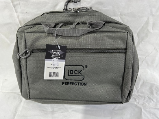 GLOCK DOUBLE PISTOL CASE -GREY