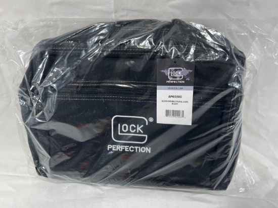 GLOCK DOUBLE PISTOL CASE - BLACK