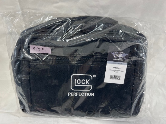 GLOCK DOUBLE PISTOL CASE - BLACK