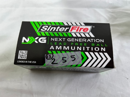 BOXES - 5.56 SINTERFIRE NXG LEAD FREE BALL AMMUNITION (50 PER BOX) 750  ROUNDS T
