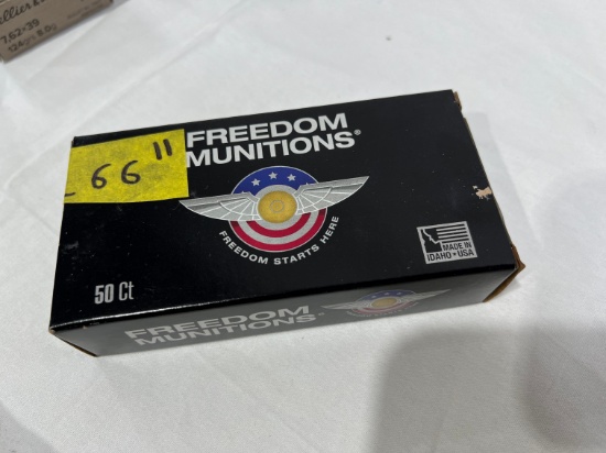 BOXES - FREEDOM AMMUNITIONS - 9MM LUGER 115 GRAIN REMAN FMJ (50 PER)
