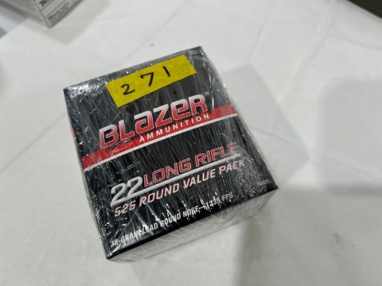 BOX - BLAZER AMMUNITION 22LR - 38 GRAIN (525 ROUND VALUE PACK)