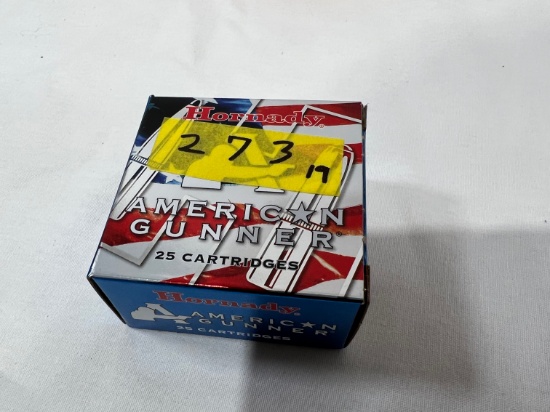 BOXES - HORNADY AMERICAN GUNNER - 9MM LUGER +P - 124 GRAIN  (25 PER)