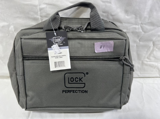 GLOCK DOUBLE PISTOL CASE - GREY