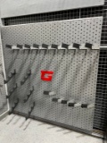 GALLOW TECHNOLOGIES GUN WALL DISPLAY (ADJUSTABLE) WITH AR, RIFLE RACKS