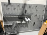 GALLOW TECHNOLOGIES GUN WALL DISPLAY (ADJUSTABLE) WITH AR, RIFLE, PISTOL RA
