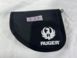RUGER SOFT PISTOL CASE - BLACK 6.5