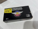 BOXES - FREEDOM AMMUNITIONS - 9MM LUGER 115 GRAIN REMAN FMJ (50 PER)