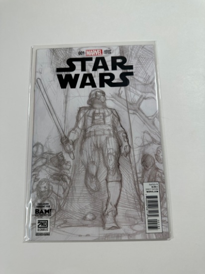 STARWARS #001 VARIANT COVER EXCLUSIVE VARIANT FOR BAM