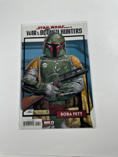STARWARS WAR OF THE BOUNTY HUNTERS #1 VARIANT EDITION BOBA FETT