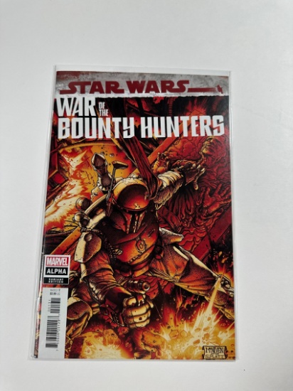 STARWARS WAR OF THE BOUNTY HUNTERS ALPHA #1 CRIMSOM MCNIVEN VARIANT