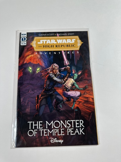 STARWARS THE HIGH REPUBLIC ADVENTURES #1 THE PEAK TEMPLE MONSTER IDW DISNEY