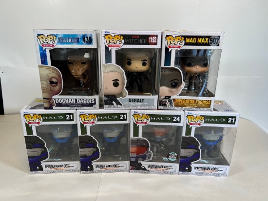 FUNKO POP! DOGHAN DAGUIS #439,GERALD #1192,IMPERATOR FURRIOSA #507,SPARTAN