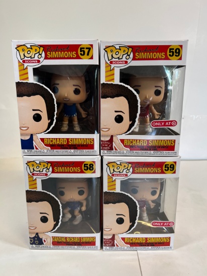 FUNKO POP! RICHARD SIMMONS #57. RICHARD SIMMONS #59 (TARGET EXCLUSIVE), RIC