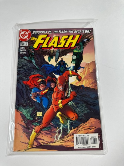 THE FLASH #209 SUPERMAN VS THE FLASH- THE RACE IS ON!
