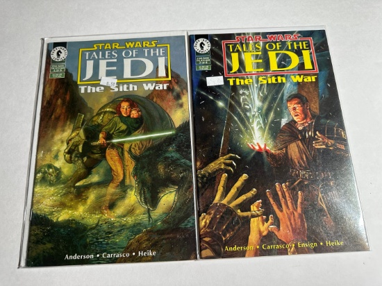 TALES OF THE JEDI: THE SITH WAR #2 OF 6 AND #4 OF 6 DARK HORSE COMICS