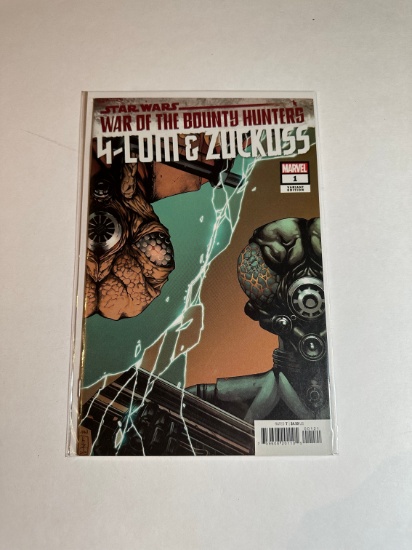 STAR WARS WAR OF THE BOUNTY HUNTERS 4 LOM & ZUCKUSS #1 VARIANT COVER