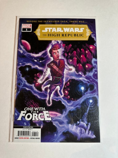 STAR WARS THE HIGH REPUBLIC #1 MARVEL ONE WITH THE FORCE 4TH PRINT VARIANT
