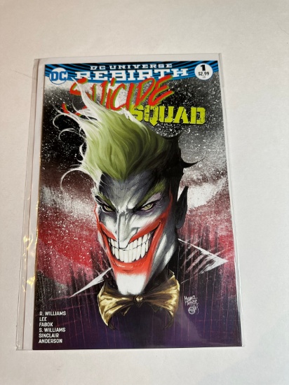 SUICIDE SQUAD DC UNIVERSE REBIRTH #1 ASPEN VARIANT