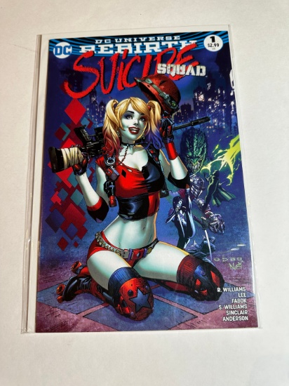 SUICIDE SQUAD DC UNIVERSE REBIRTH #1 MOST GOOD HOBBY COVER