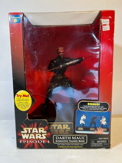 STAR WARS EPISODE I DARTH MAUL INTERACTIVE TALKING BANK