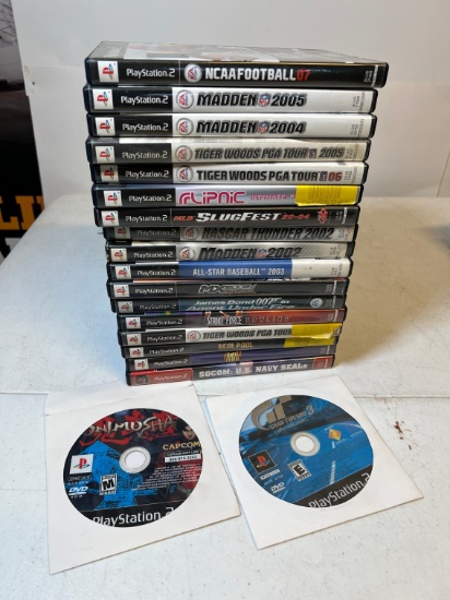 ASSORTED VIDEO GAMES - PLAYSTATION 2 LOT