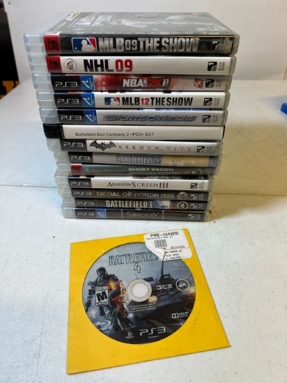 ASSORTED VIDEO GAMES - PLAYSTATION 3 LOT