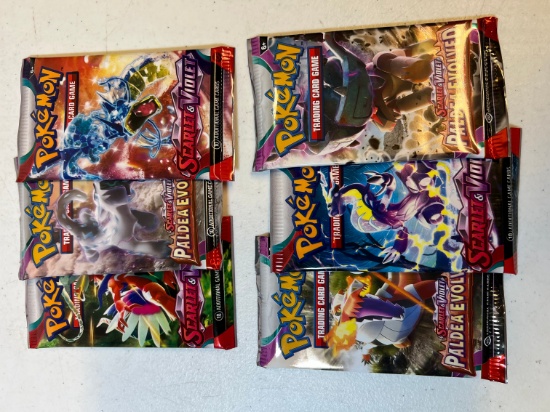 POKEMON SCARLET AND VIOLET X3, PALADEA EVOLVED X3