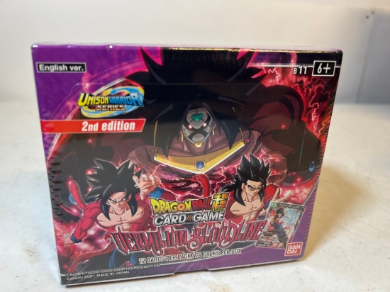 DRAGONBALL SUPER CARD GAME VERMILION BLOODLINE 2ND EDITION BOOSTER BOX