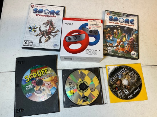 SPORE CREEPY & CUTE DVD-ROM, SPORE GALACTIC ADVENTURES DVD-ROM, YOK SWITCH
