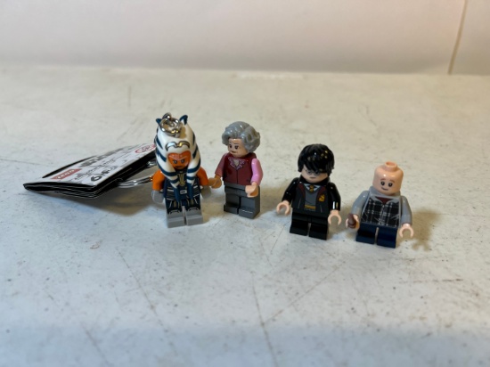 STAR WARS AHSOKA TANO, HARRY POTTER LEGO FIGURES X3